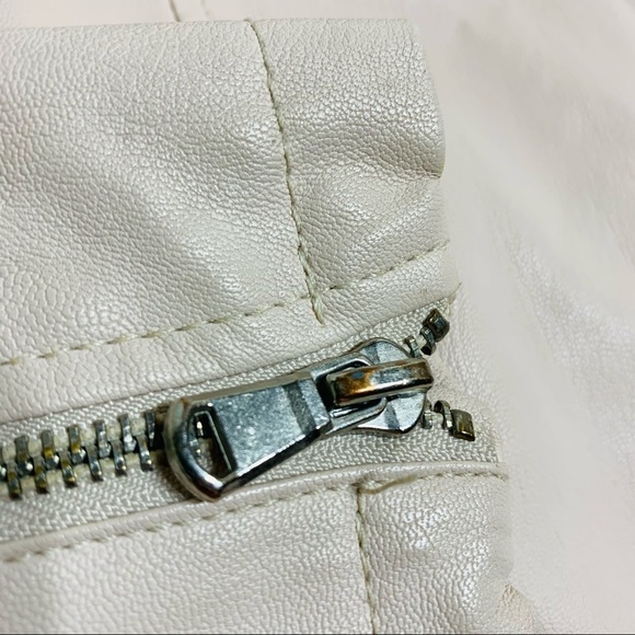 Forever 21 S light cream pink moto jacket - Picture 9 of 9